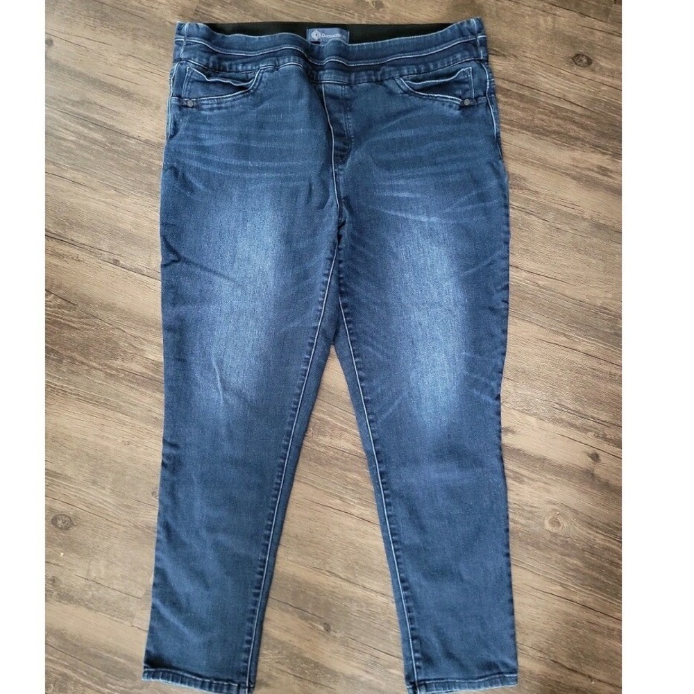 Democracy Absolution Pull On Jeggings Womens 16 Blue Stretch Denim B176ZYP6